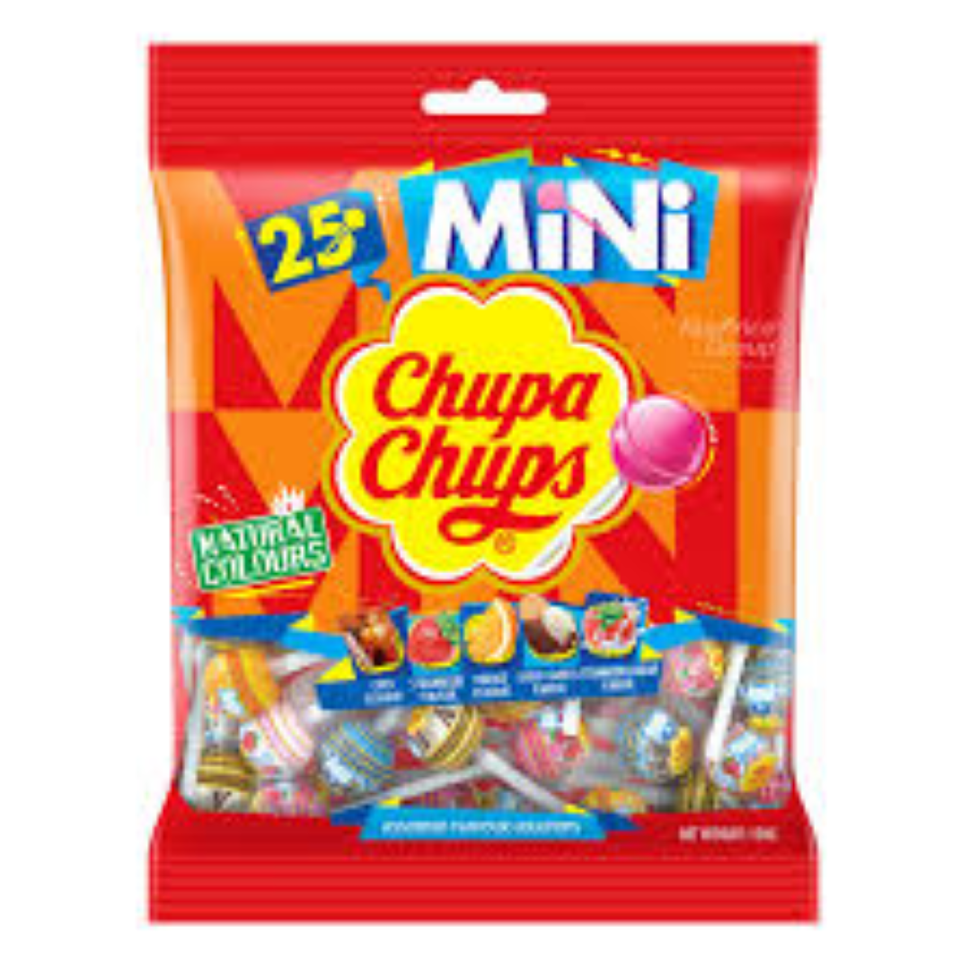 CHUPA CHUPS LOLLIPOPS MINI 25S 150G